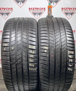 245 40 19 W BRIDGESTONE RUEDA AL 90% VIDA UTIL