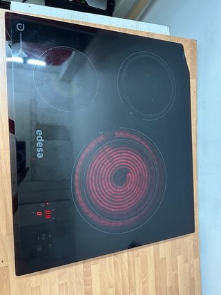 Placa vitrocerámica Edesa 3 fuegos