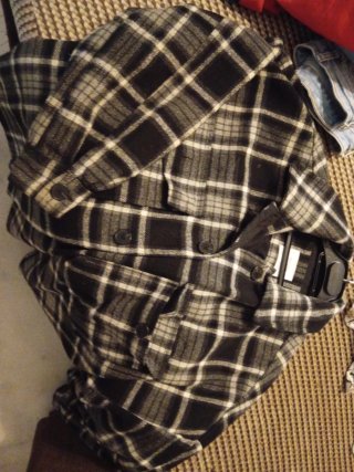 Camisa cuadros invierno mujer Talla M