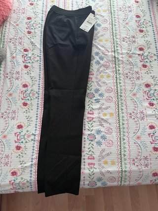 Pantalón Zara Negro Talla S Nuevo