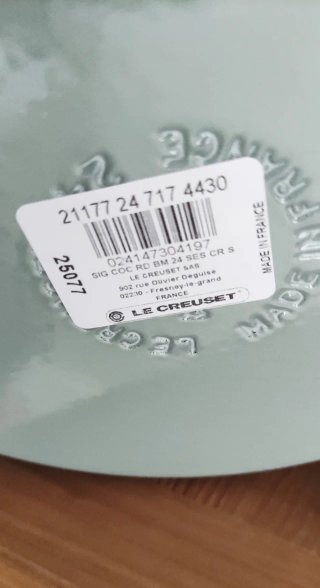 Le Creuset Cocotte 24 cm Sea Salt