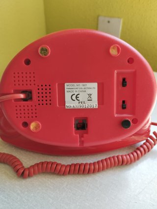 Teléfono Retro Rojo