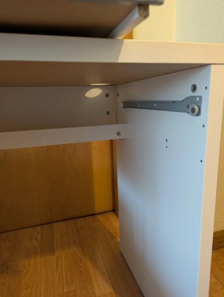 Escritorio Ikea MICKIE blanco pequeño