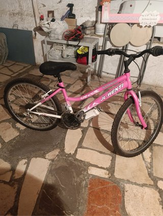 Bicicleta infantil rosa J-Wenti