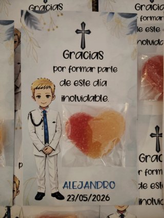 Detalles  invitados bodas, comuniones , bautizos..