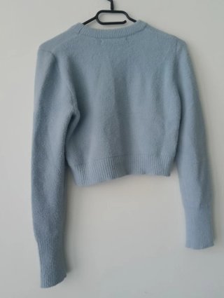 Maglione Zara Lana Azzurro Taglia S
