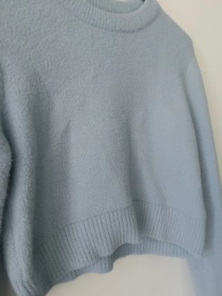 Maglione Zara Lana Azzurro Taglia S