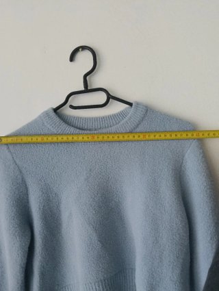 Maglione Zara Lana Azzurro Taglia S