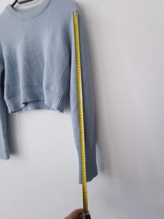 Maglione Zara Lana Azzurro Taglia S