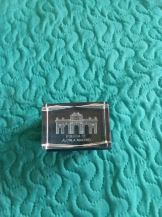 Recuerdo Puerta de Alcalá Madrid Cristal