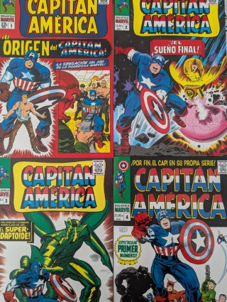 Capitán América. Biblioteca Marvel
