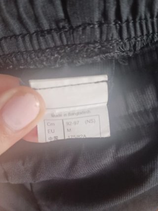 Pantalón chándal Artengo niño Talla M negro