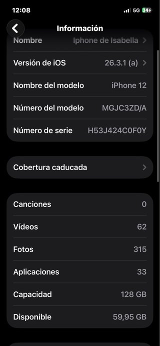 iPhone 12 Blanco