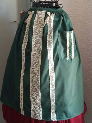 Delantal regional aldeana baturra