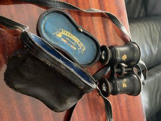 Prismáticos Vintage con Estuche