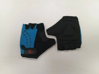 Guanti da ciclismo corti blu per bambini di 4 anni