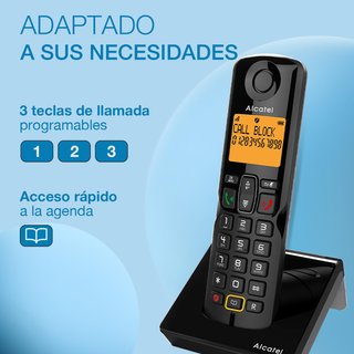 Alcatel teléfono inalámbrico manos libres compacto