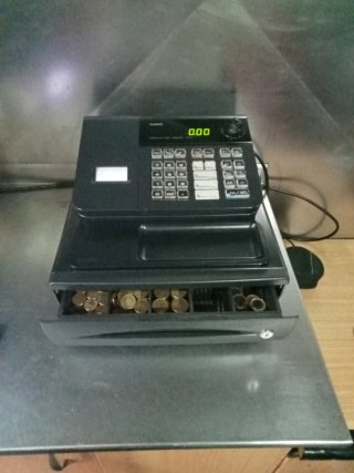 Caja Registradora Casio Negra