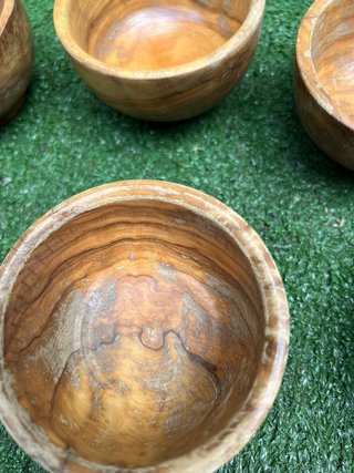 Set ciotole in legno