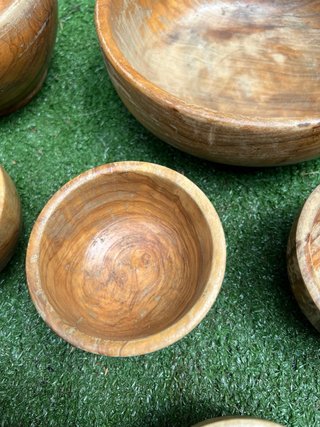 Set ciotole in legno