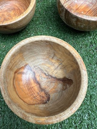Set ciotole in legno