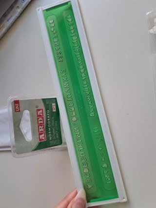 Normografo 5mm ISO Lettering Guides