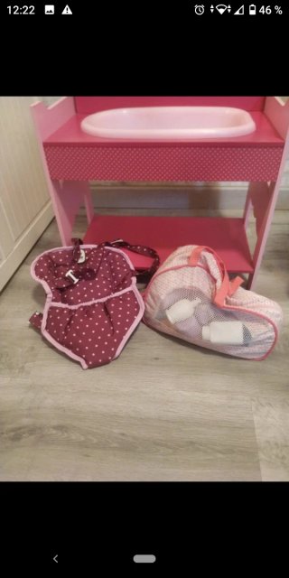 Conjunto Capacho, Bañera, Accesorios.De Cuevas Toy