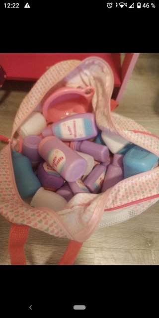 Conjunto Capacho, Bañera, Accesorios.De Cuevas Toy