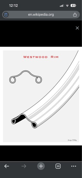 Ruedas Bici Vintage Westwood