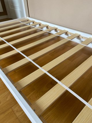 Cama casita blanca