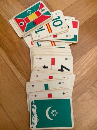 Antiguo dominó de cartas