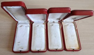 Estuches para medallas (4 unidades)