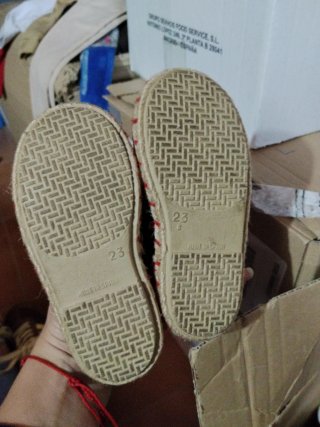 Zapatillas niño esparto T.23 sin estrenar