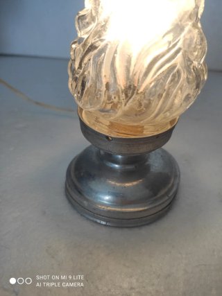Lampada votiva vetro e metallo