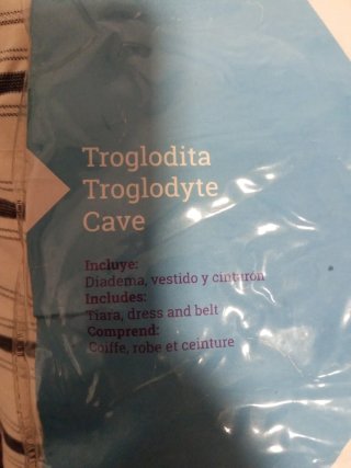 Disfraz Cavernícola Unisex Talla 5-6