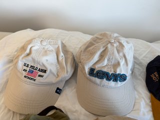 Lote 8 Gorras Originales: Ralph Lauren, Levi's, U.