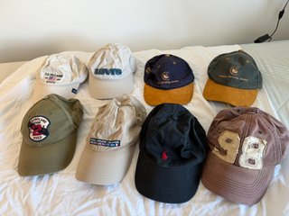 Lote 8 Gorras Originales: Ralph Lauren, Levi's, U.