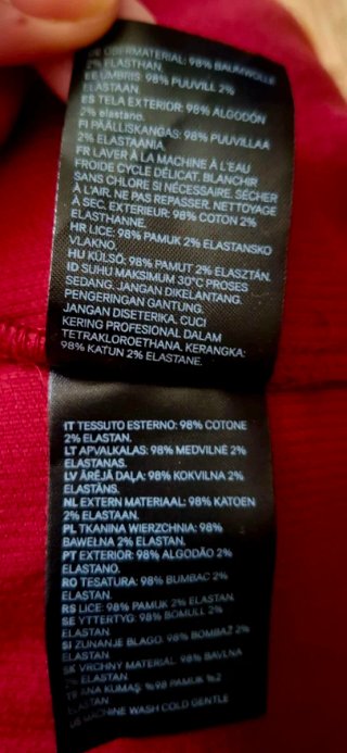 Abito Jumper H&M Rosso Tg. 44
