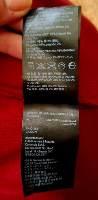 Abito Jumper H&M Rosso Tg. 44