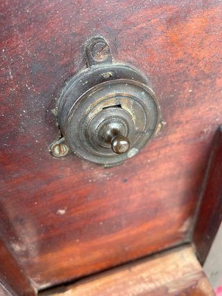 Velador de madera plegable