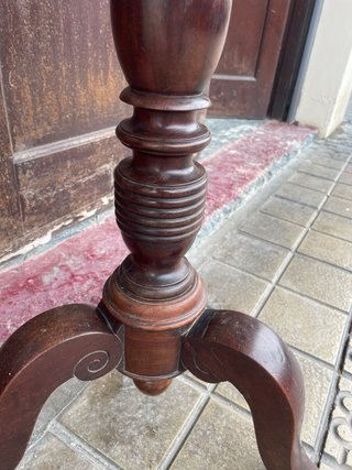 Velador de madera plegable