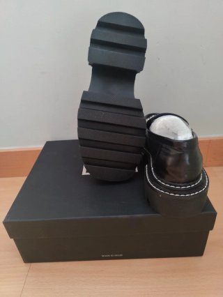 Mocasines negros LODI con perlas/piel