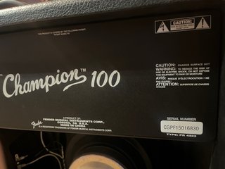 Amplificador Guitarra Fender Negro