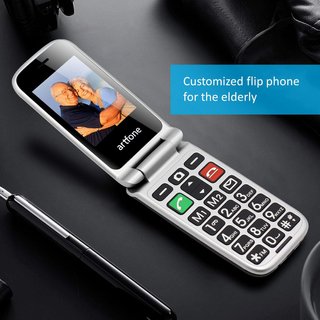 artfone teléfono móvil para mayores teclas grandes