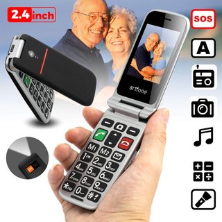 artfone teléfono móvil para mayores teclas grandes