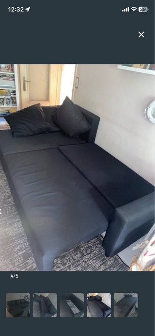 Sofá Cama Chaise Longue Ikea 3 Plazas