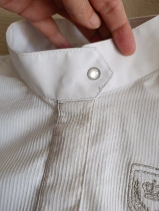 Camisa concurso hípica blanca