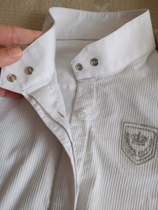 Camisa concurso hípica blanca