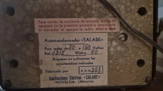 Radio Invicta Vintage + Elevador Salabé