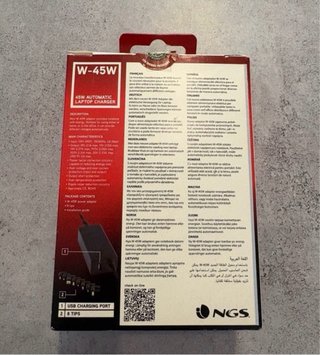 Cargador Portátil NGS 45W Automático